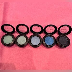 MAC M.A.C. Cosmetics Makeup Eyeshadow Lot Aquadisiac, Night Owl Tested/Pls. Read